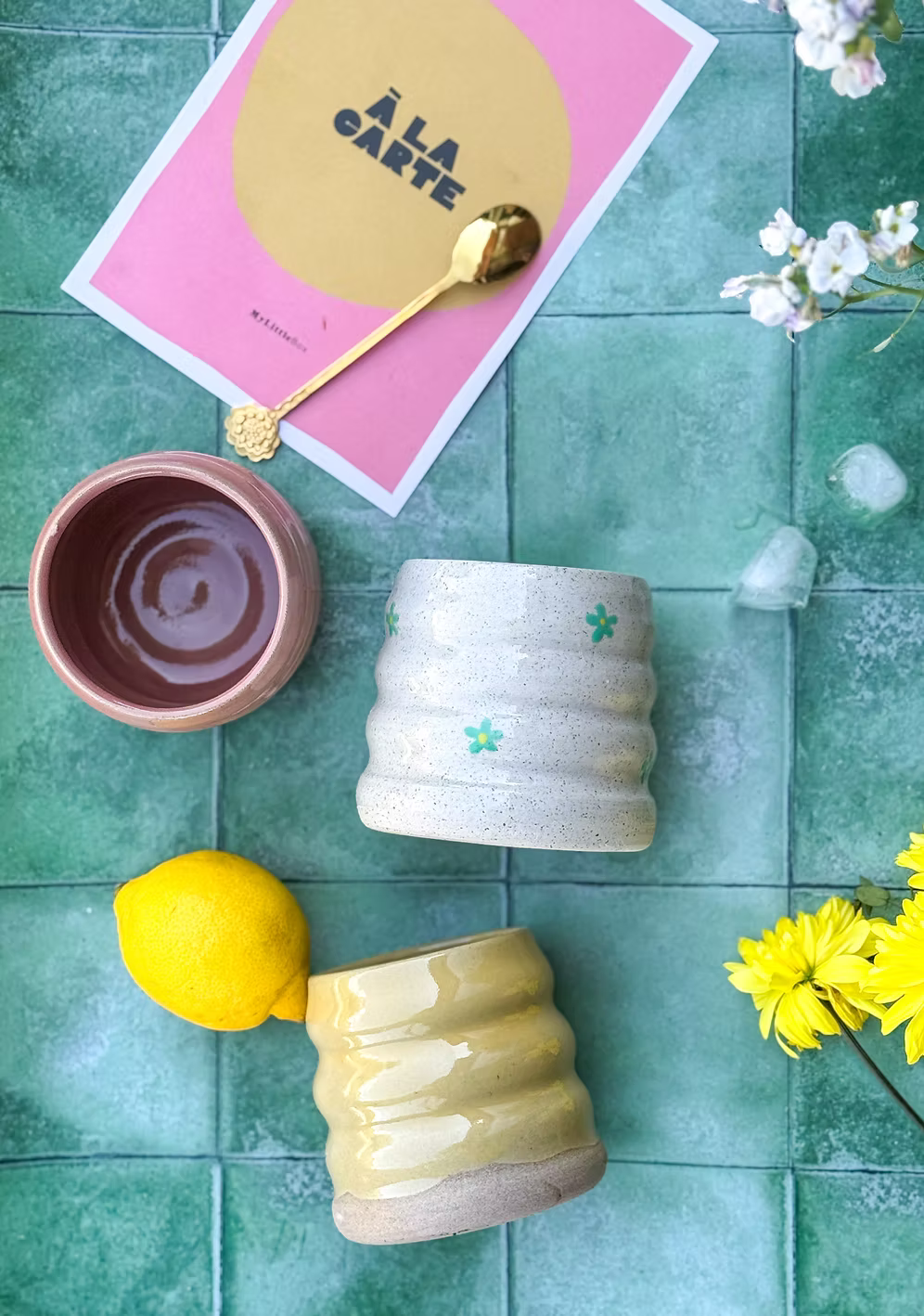 Géante tasse wavy personnalisable