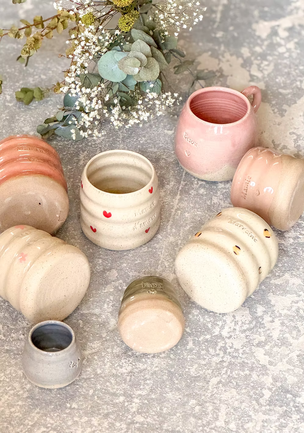 Géante tasse wavy personnalisable