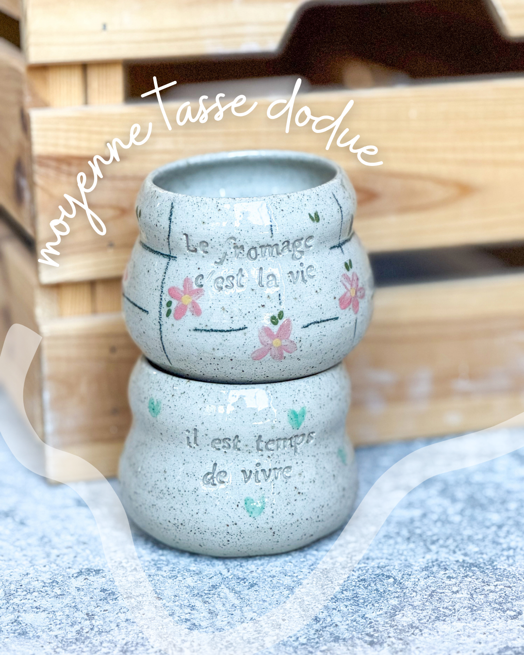 Moyenne tasse dodue personnalisable