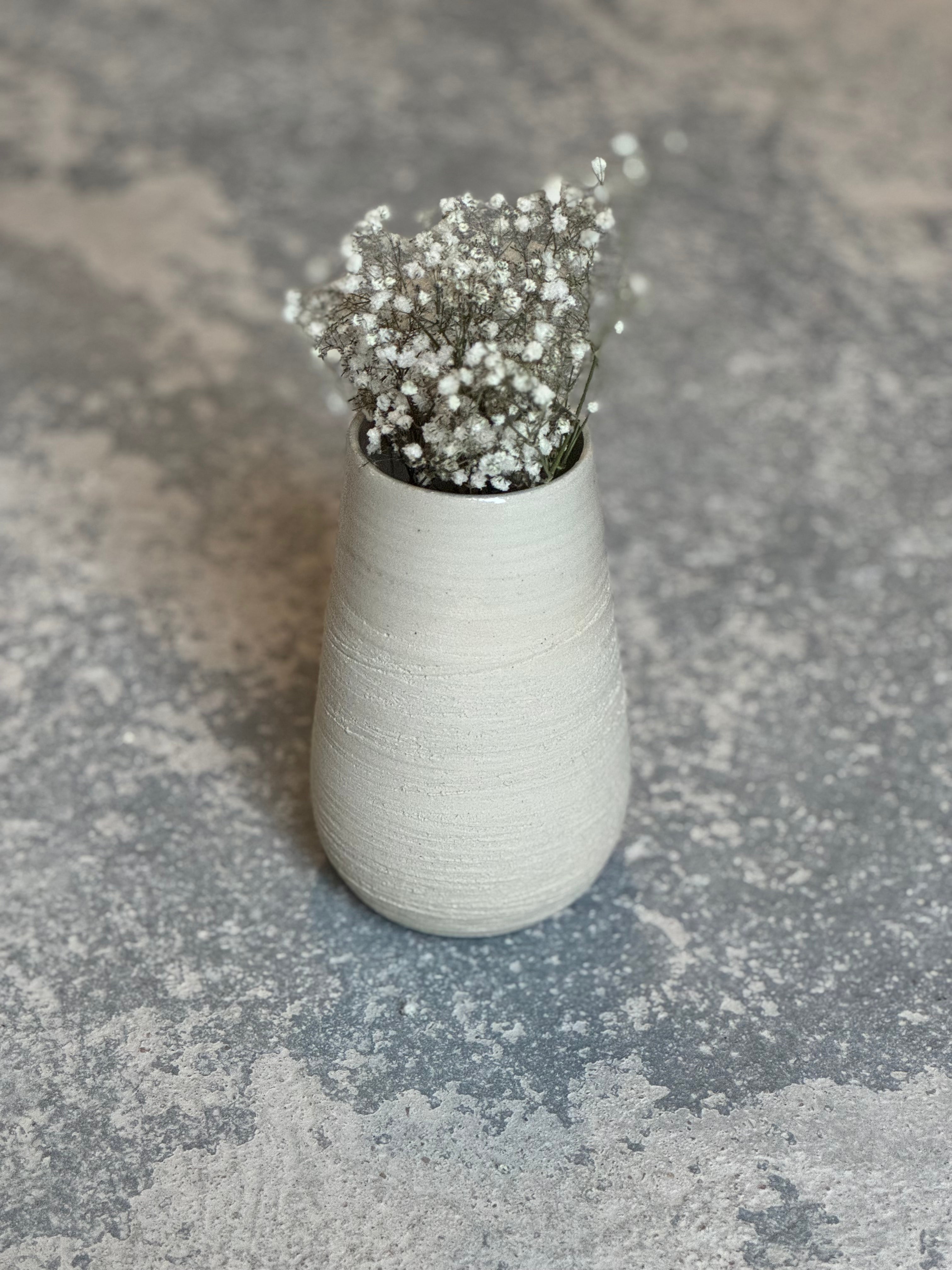 Vase long blanc