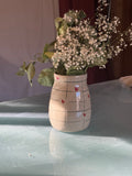 Vase à la montagne cœur rouge