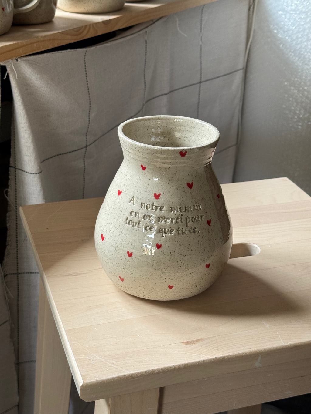Vase plissée à personnaliser