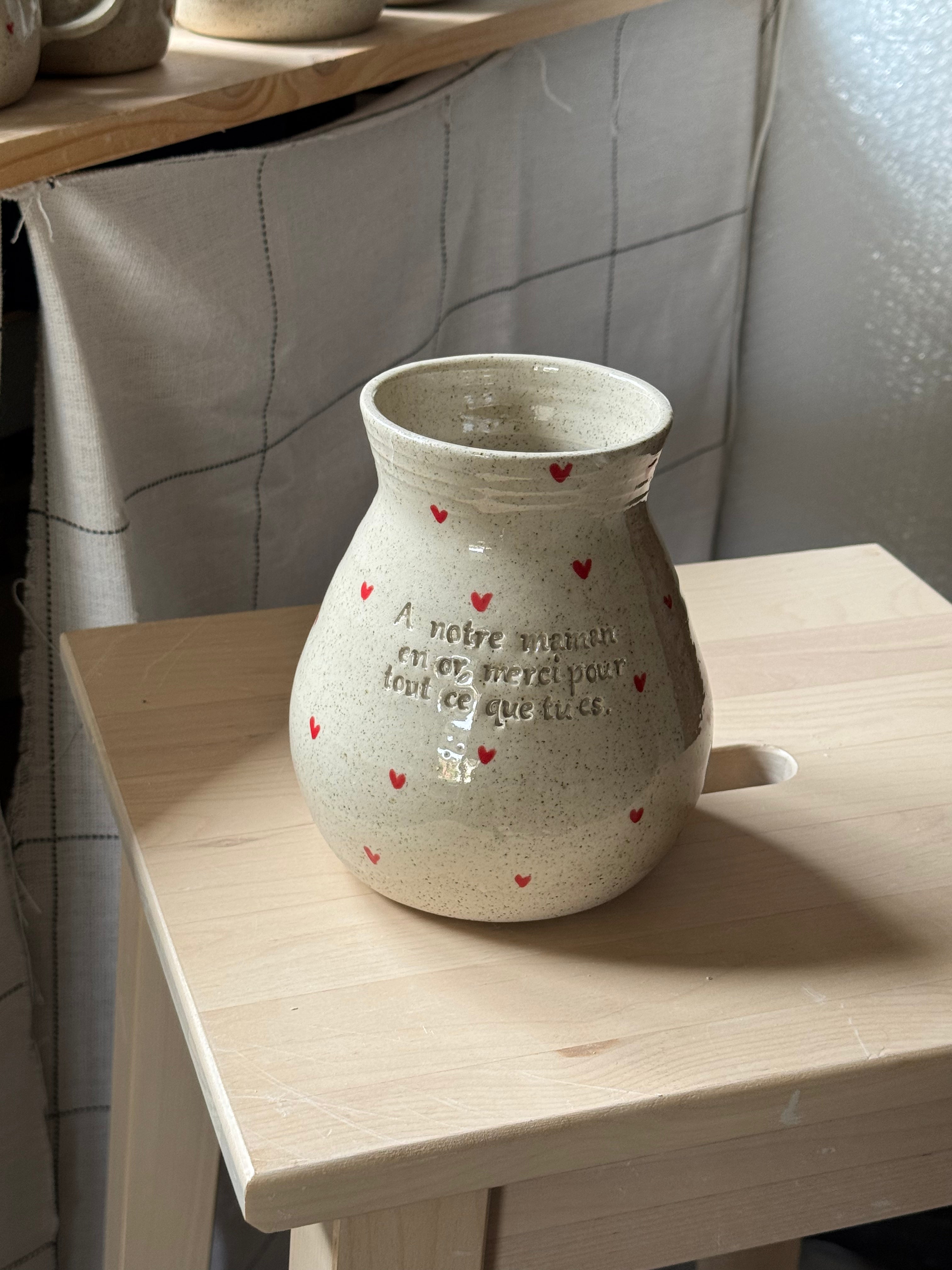 Vase plissée à personnaliser