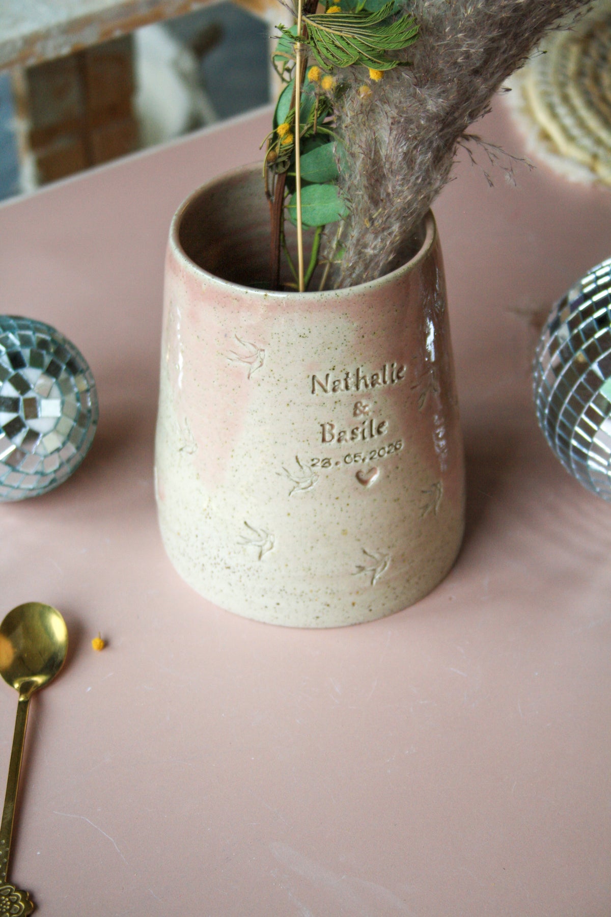 Vase droit à personnaliser